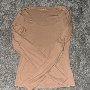 Abercrombie ribbed long sleeve shirt